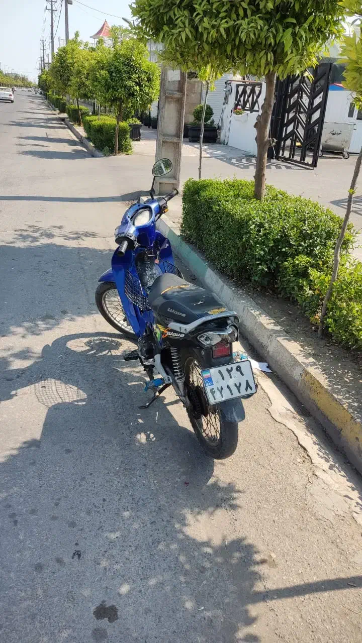 موتور بی کلاچ رنگ آبی مدل 90|موتورسیکلت|بابل, |دیوار