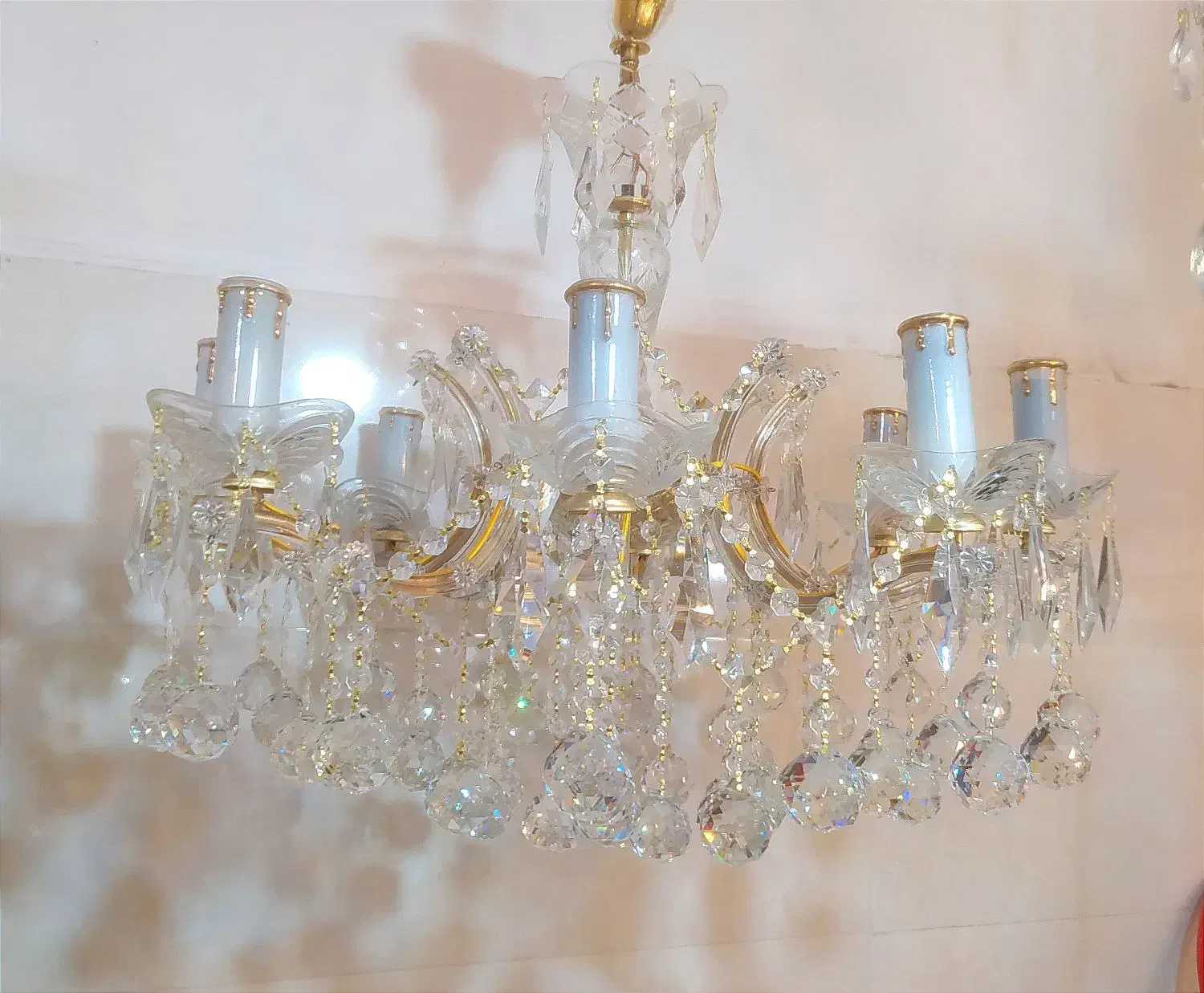 لوستر جفت و تک(تعمیر لوستر)|لوستر و چراغ آویز|تبریز, |دیوار