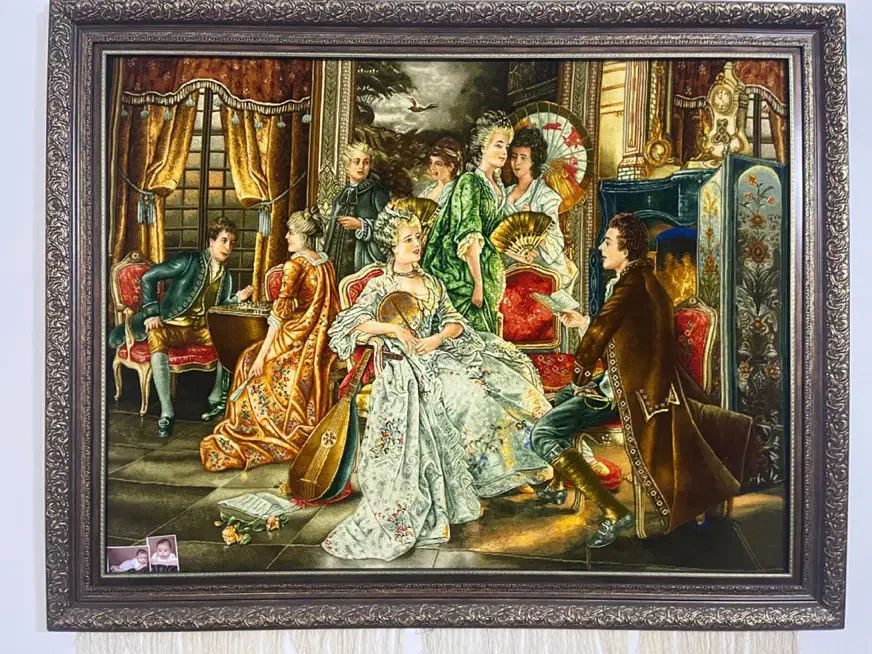 فرش دستباب|فرش|اصفهان, خانه اصفهان|دیوار