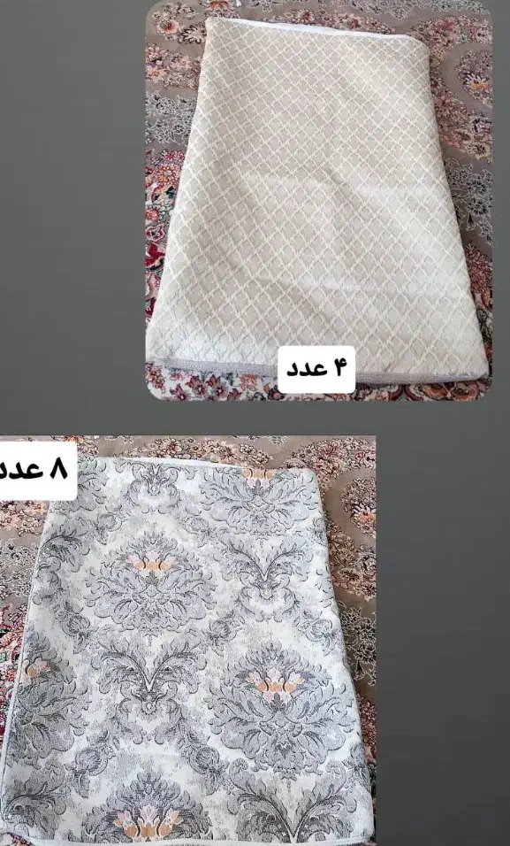 ۱۲ عدد رو بالشتی زیبا و شیک در حد نو|رختخواب، بالش، پتو|دهگلان, |دیوار