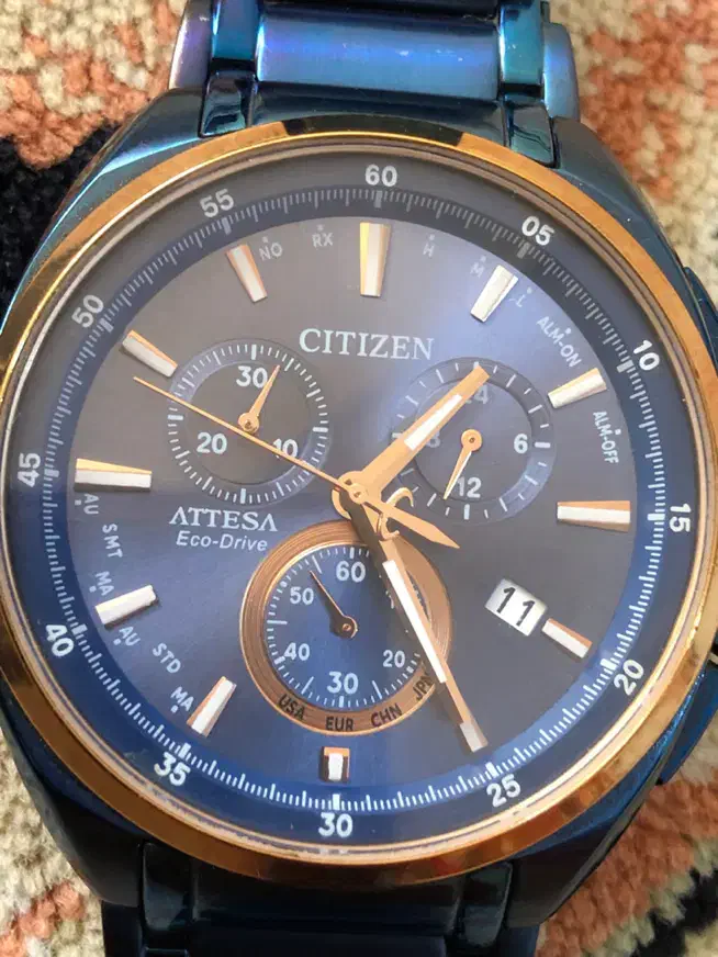 ساعت عتیقه واقعی شارژ نوری سه موتورژاپن|کلکسیون اشیاء عتیقه|اردبیل, |دیوار