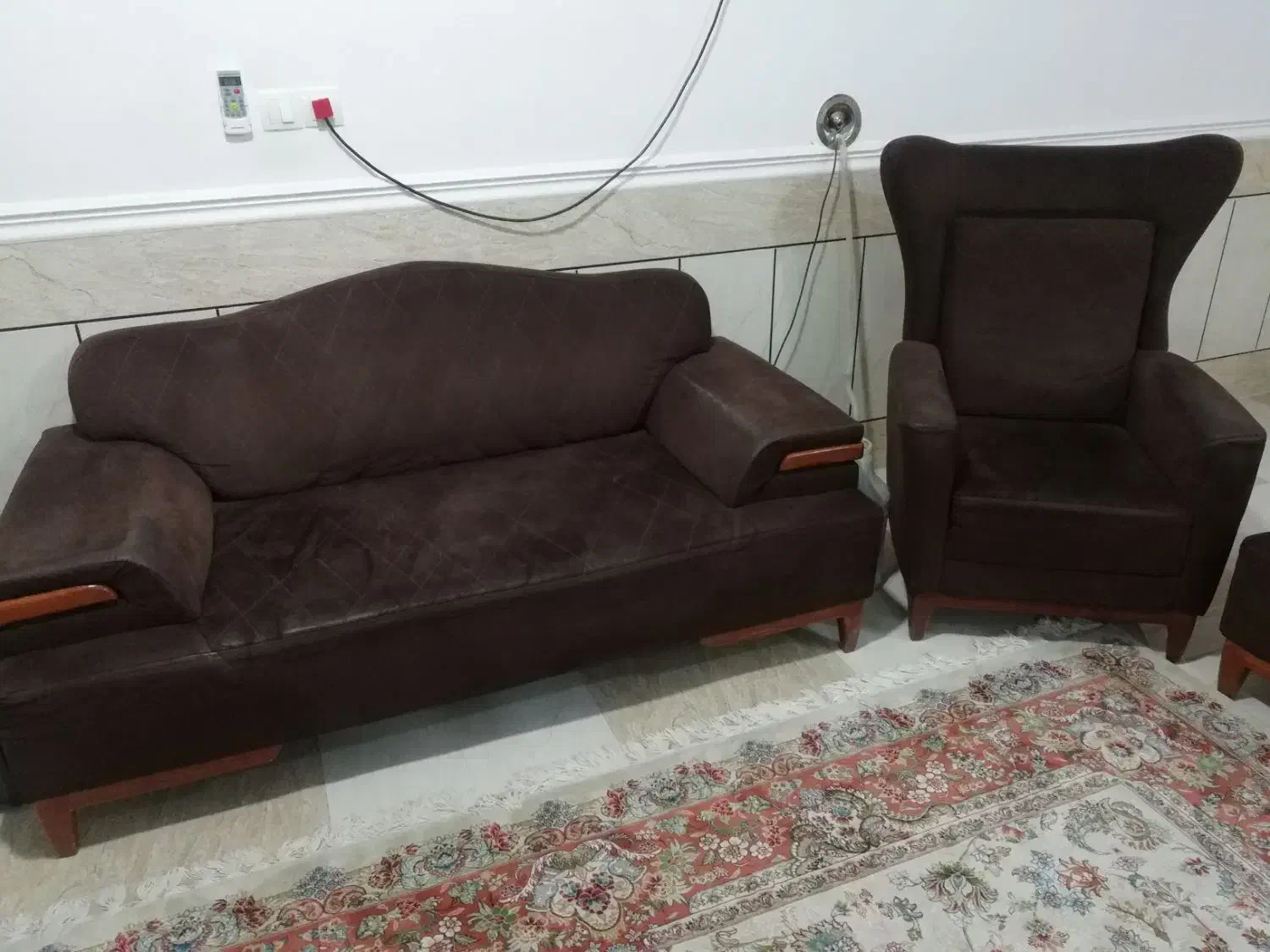 مبل۷نفره|مبلمان خانگی و میز عسلی|زاهدان, |دیوار