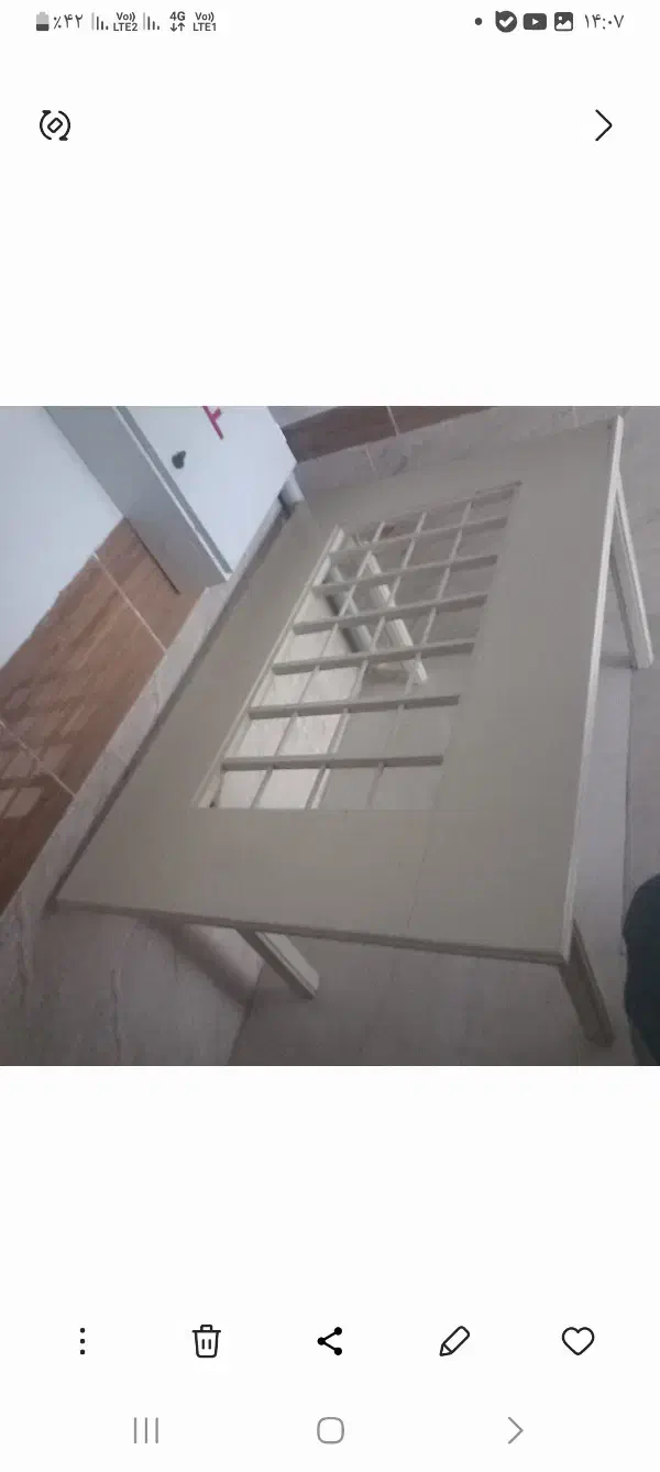 میز غذاخوری۶نفره|میز و صندلی غذاخوری|زنجان, |دیوار