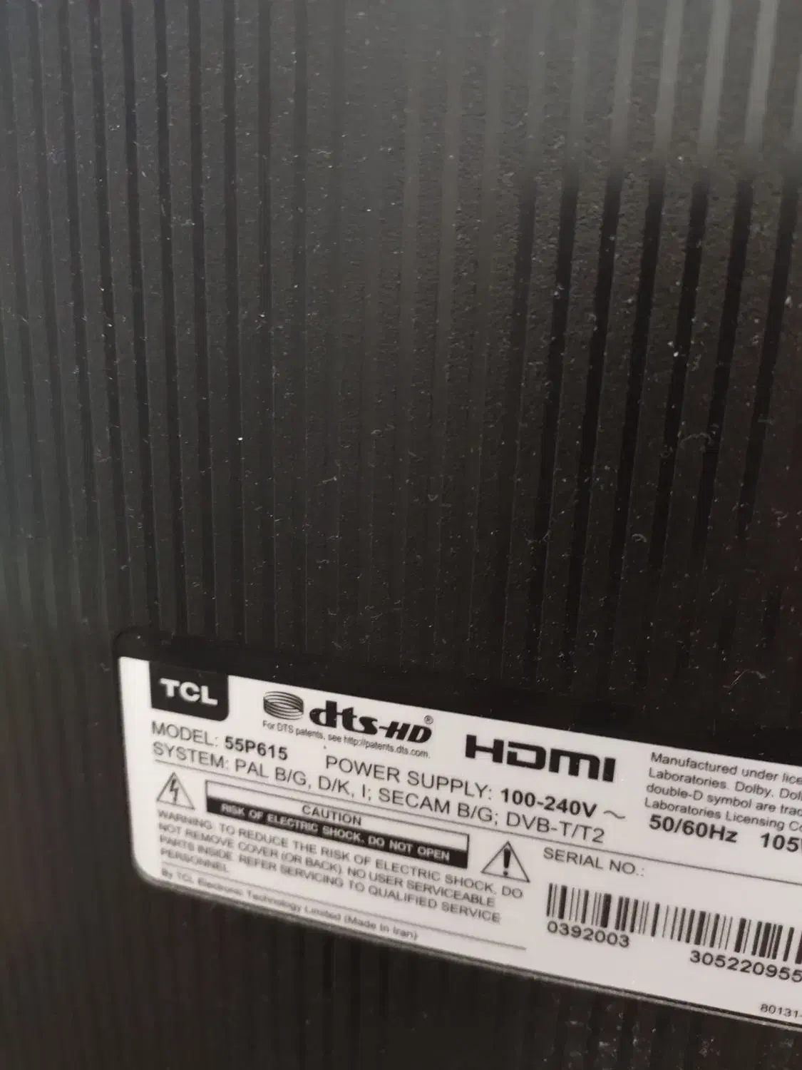 تلویزیون ۵۵ اینچ LED 4K TCL مدل 55P615|تلویزیون و پروژکتور|فردوسیه, |دیوار