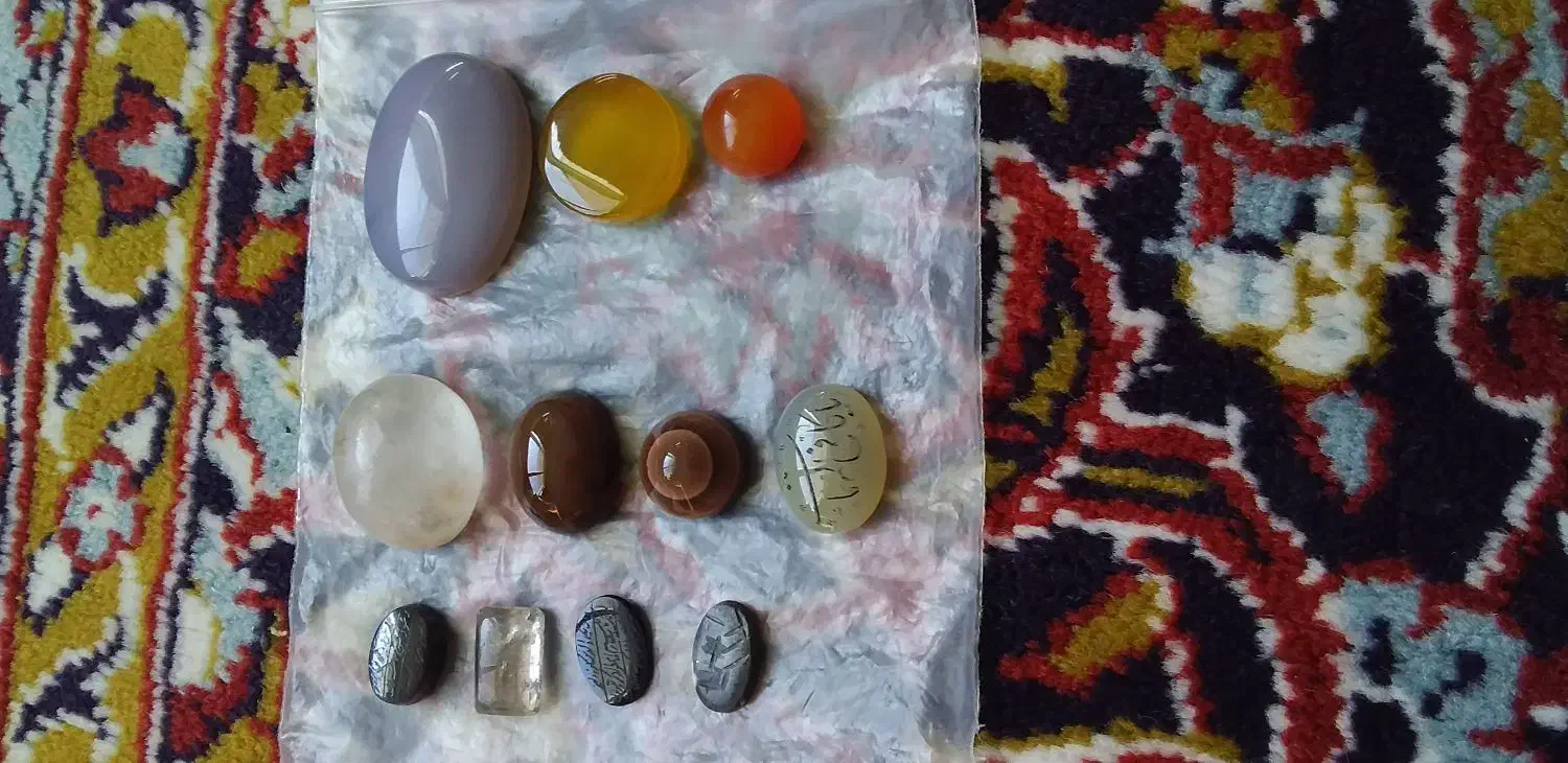 در نجف،عقیق قدیمی،نگین،خطی،حدید|کلکسیون اشیاء عتیقه|قم, انصار‌الحسین|دیوار