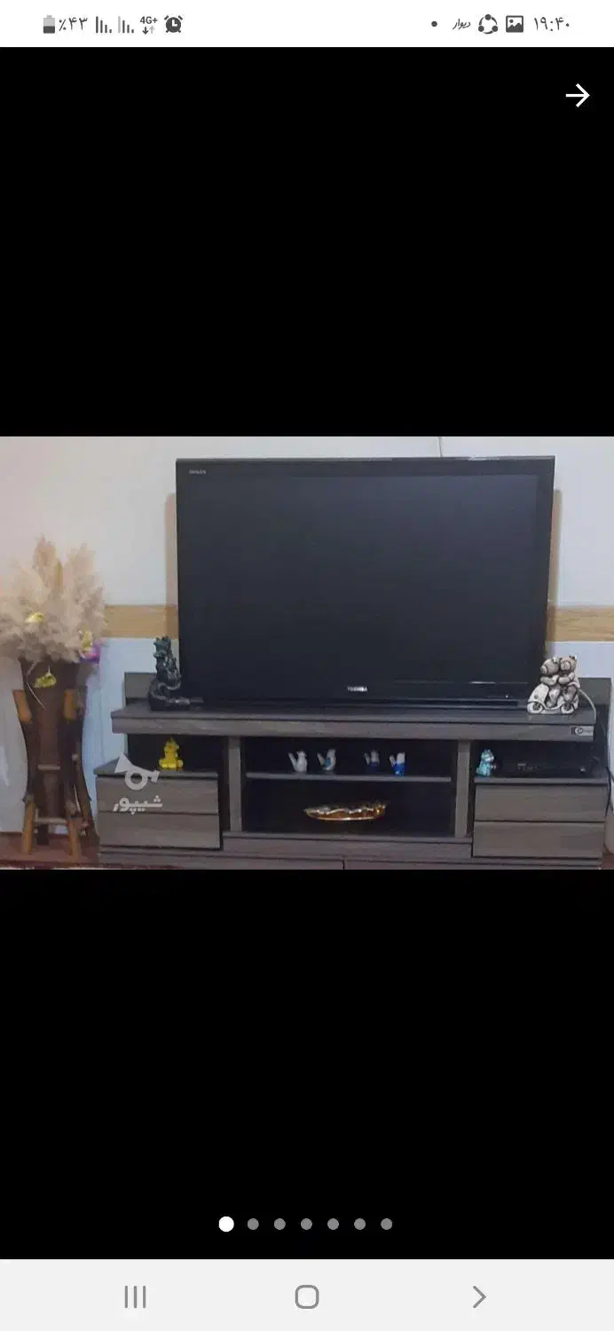 ساعت ایستاده و میزتلوزیون|میز تلویزیون|همدان, |دیوار