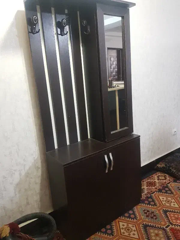 کمد جاکفشی جالباسی و آینه قدی|جاکفشی، کمد، دراور|فیروزآباد (فارس), |دیوار