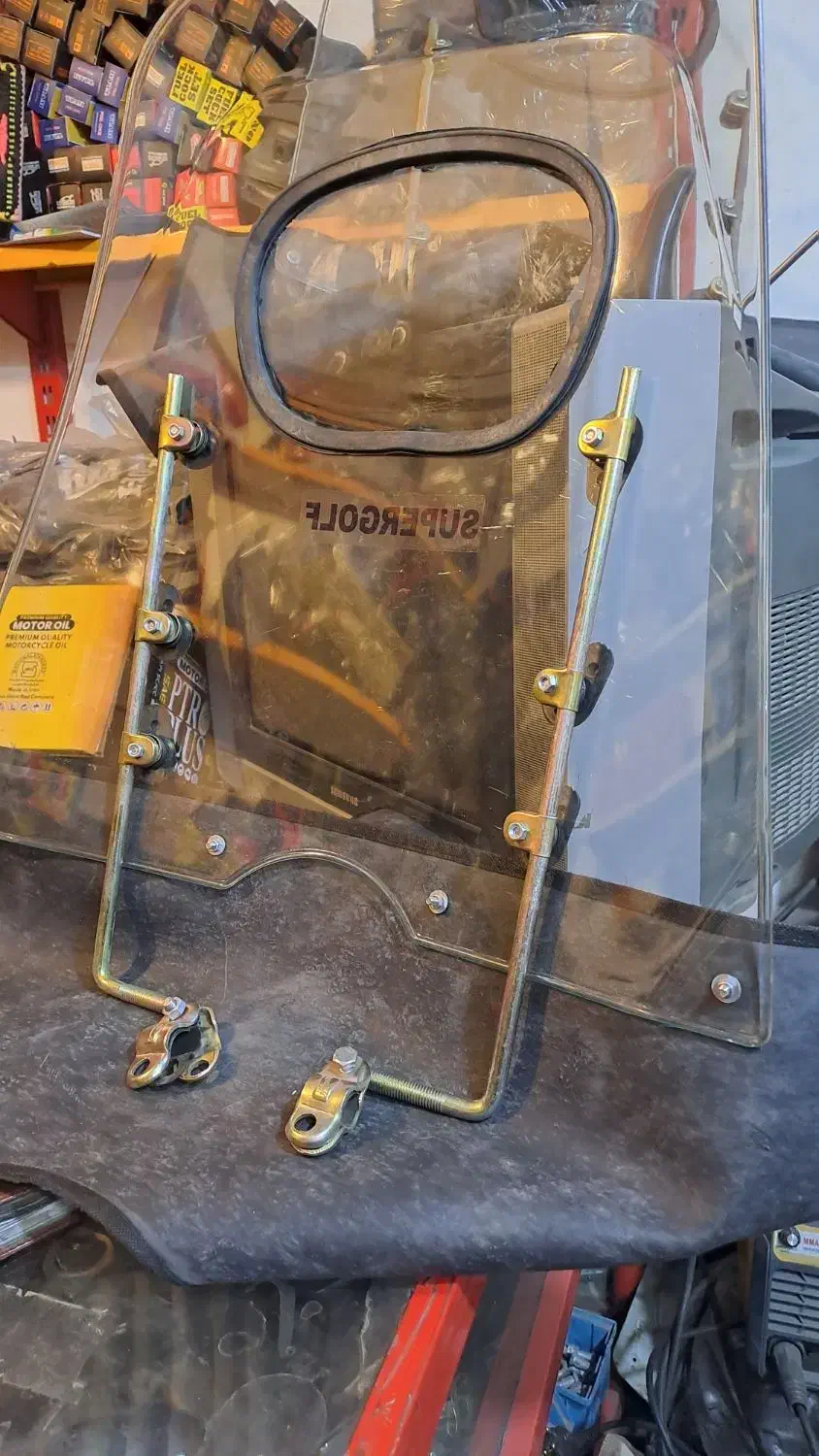 طلق کامل موتور لوازم پلیسی|قطعات یدکی و لوازم جانبی|قم, شهید صیاد شیرازی|دیوار