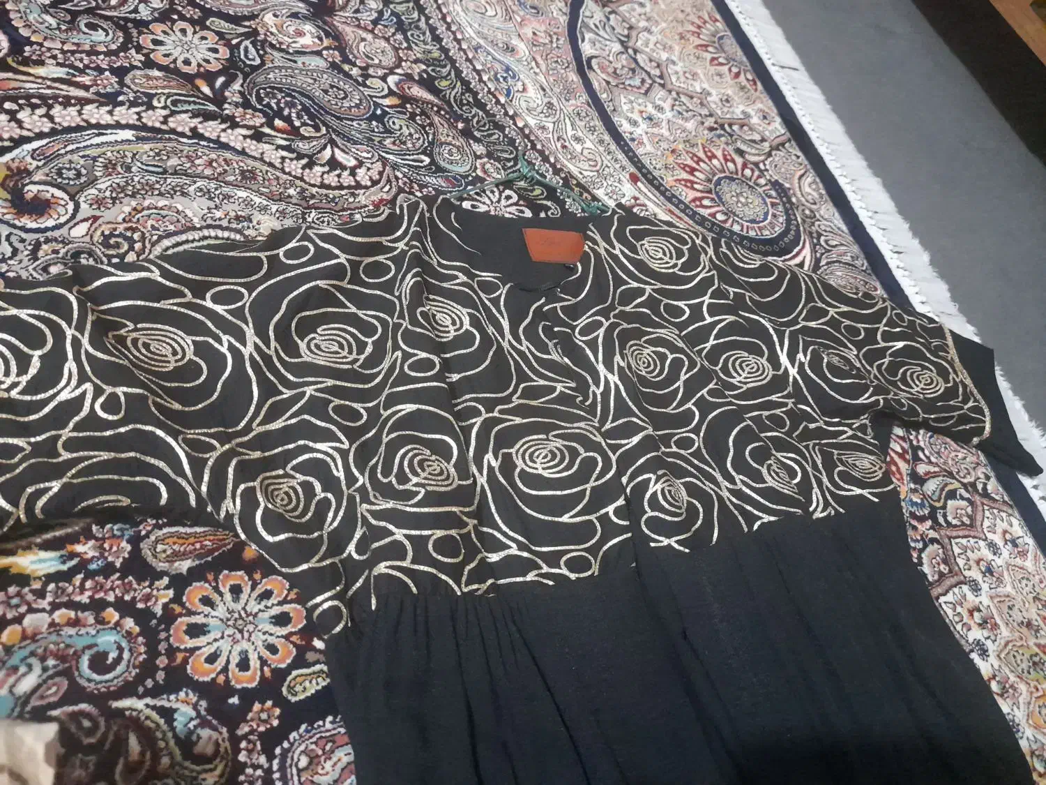 مانتو مشکی بلند وکاملا سالم ونو|لباس|تهران, خاک سفید|دیوار