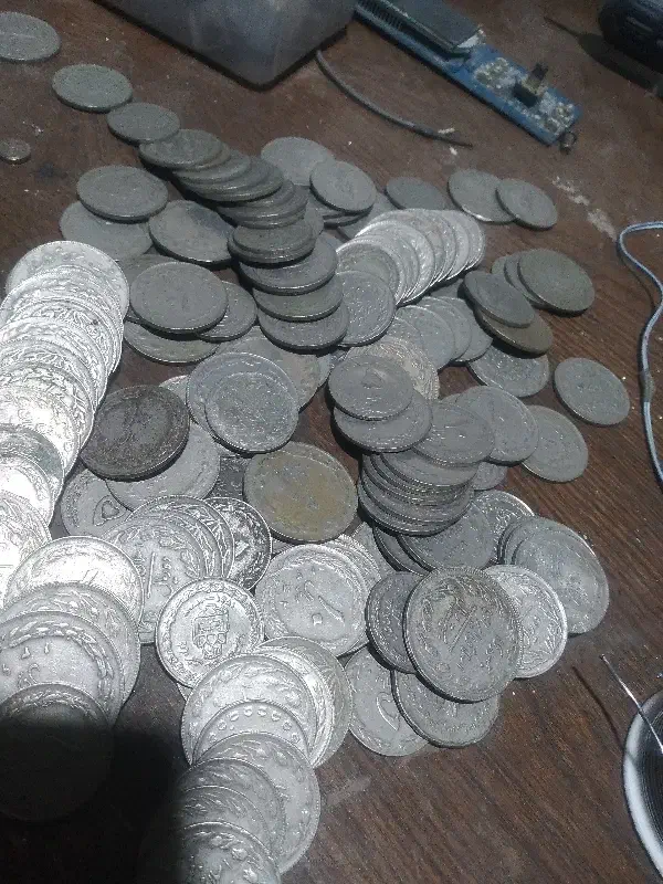 پول خورد ا۳۵۷|کلکسیون سکه، تمبر، اسکناس|طبقده, |دیوار