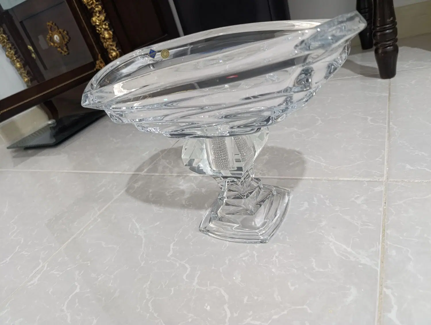 ظرف بلور مارک ابوهمیا چک|ظروف سرو و پذیرایی|تهران, خاک سفید|دیوار