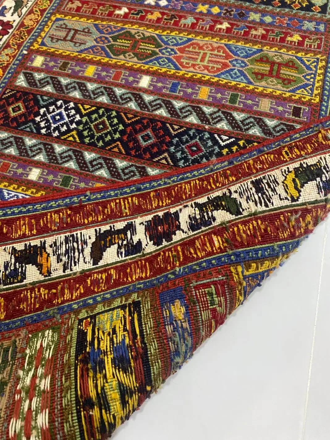 گلیم دست بافتِ شیرکی پیچ دارستان سیرجان|گلیم، جاجیم، گبه|تهران, پونک|دیوار