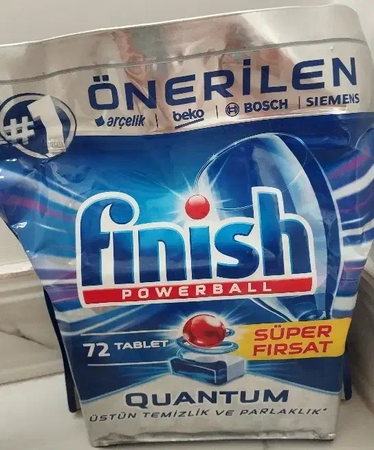 دو عدد قرص ماشین ظرفشویی فینیش کوانتوم اصل ترکیه|مواد شوینده و دستمال کاغذی|اردبیل, |دیوار