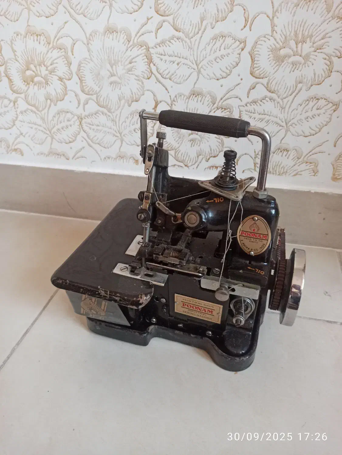 سردوزسه نخ اصلی هندی|چرخ خیاطی و ریسندگی|رباط‌کریم, رباط‌کریم|دیوار