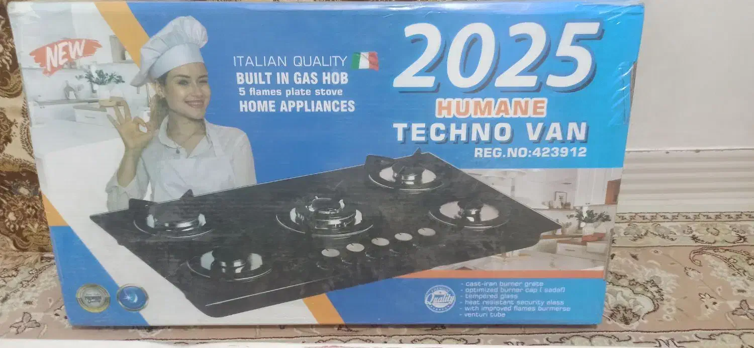 هود و گاز پنج شعله تکنو|اجاق گاز و لوازم برقی پخت‌وپز|ربط, |دیوار