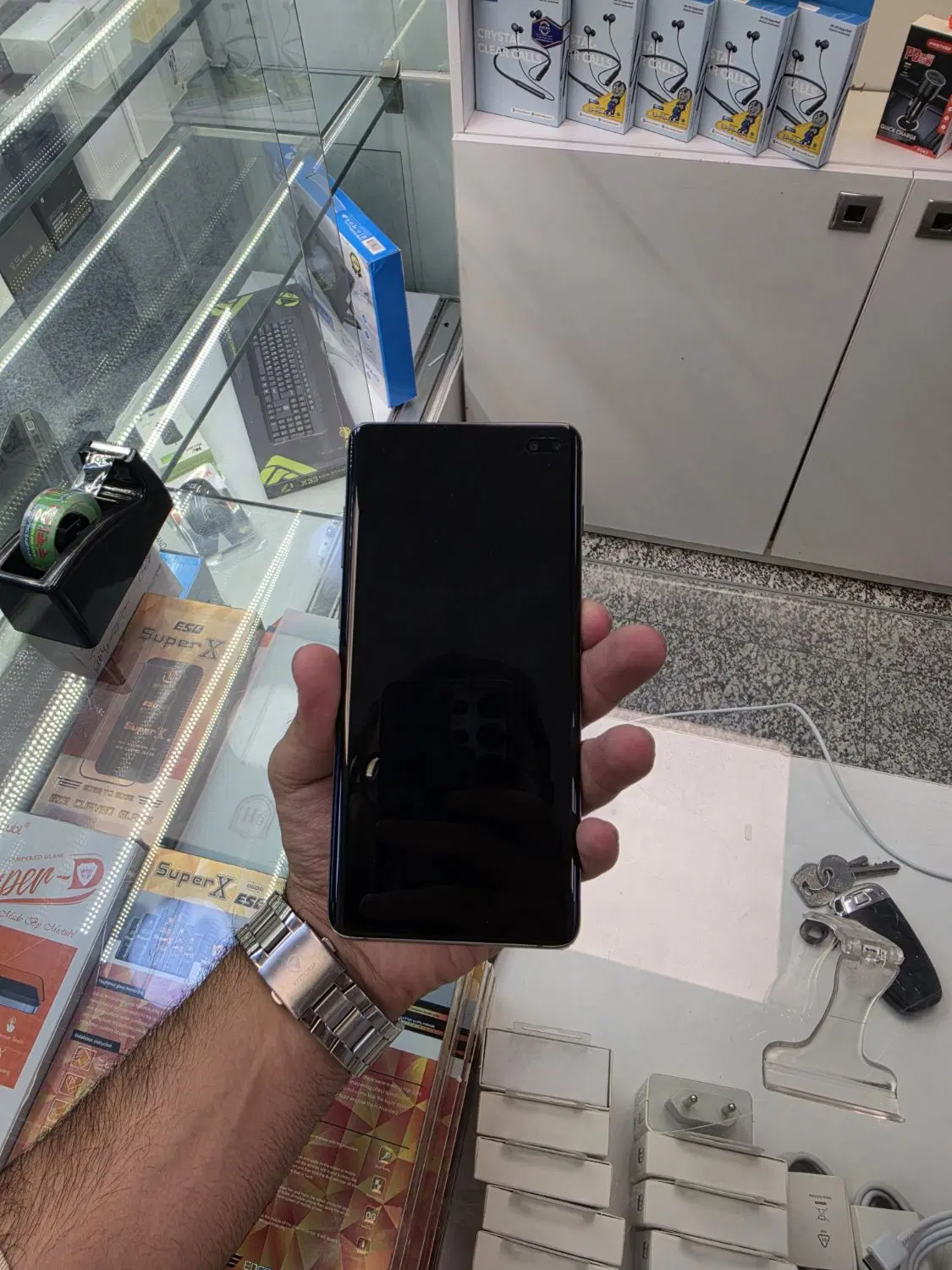 Samsung S10 plus بدوون نقطه کلکسیونی فروش ویژه|موبایل|کرج, عظیمیه|دیوار
