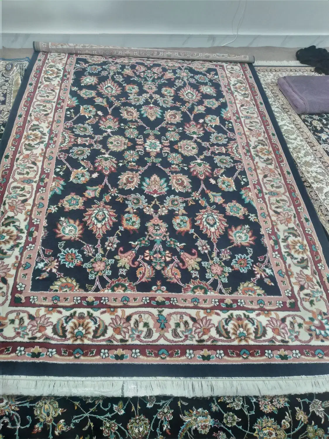 گلیم فرش ۶ متری|گلیم، جاجیم، گبه|خرم‌آباد, |دیوار