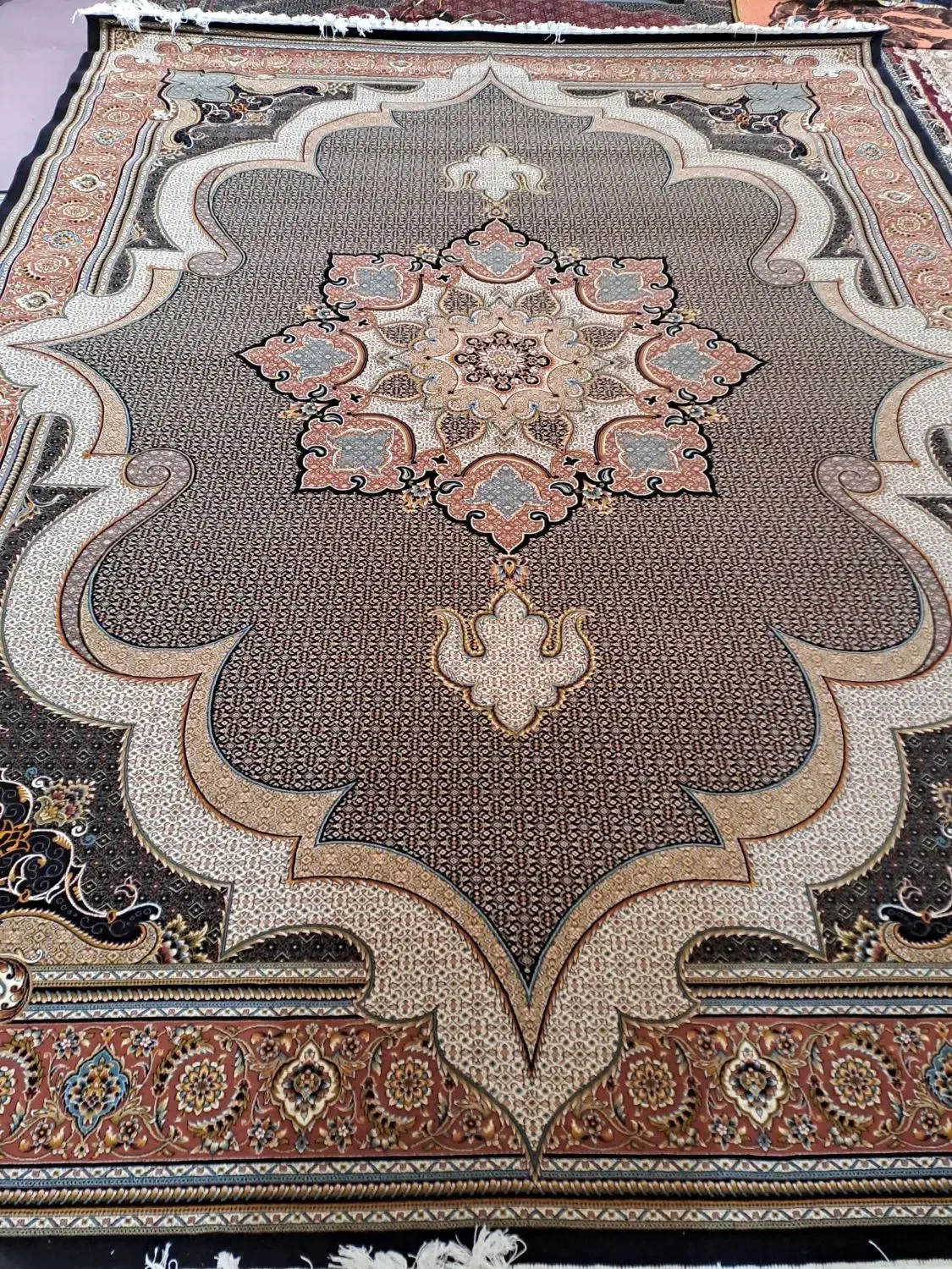 یک جفت فرش ۱۲ متری نو|فرش|سلطانیه, |دیوار