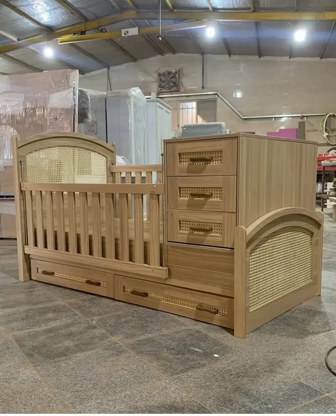 تخت وکمد کودک و نوجوان سرویس خواب و سیسمونی|تخت و سرویس خواب|تبریز, |دیوار