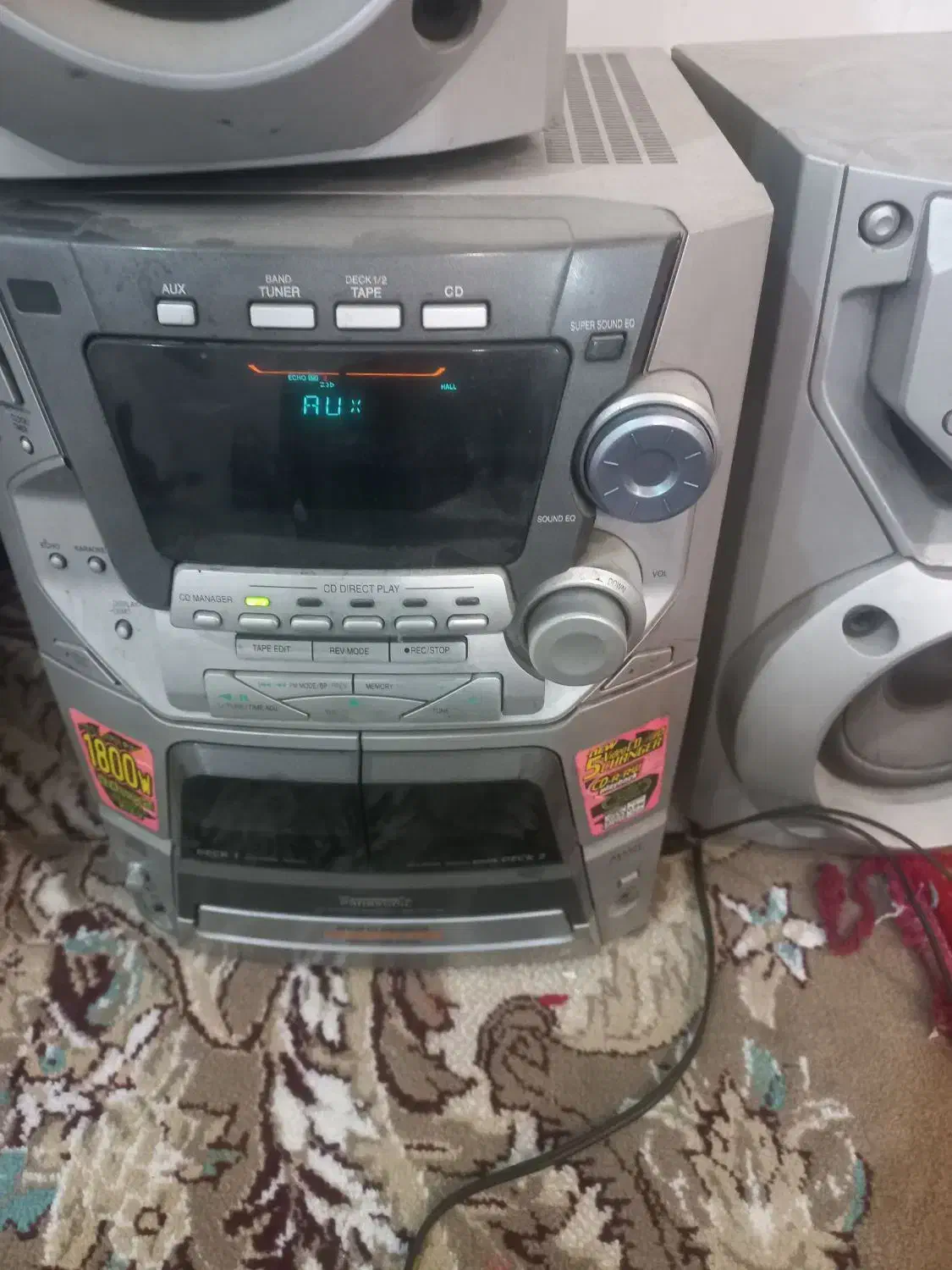 ظبت پاناسونیک ب گوشی وصل|سیستم صوتی خانگی|دورود, |دیوار