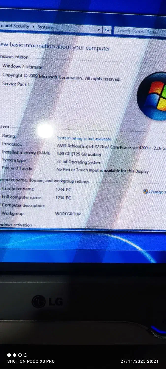 کامپیوتر ddr2|رایانه رومیزی|مشهد, پورسینا|دیوار