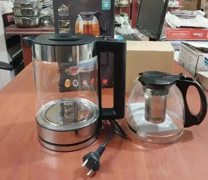 TEEFLL * چای ساز * برقی * قوری شیشه ای * کتری پایه|سماور، چایساز، قهوهساز|تهران, ستارخان|دیوار