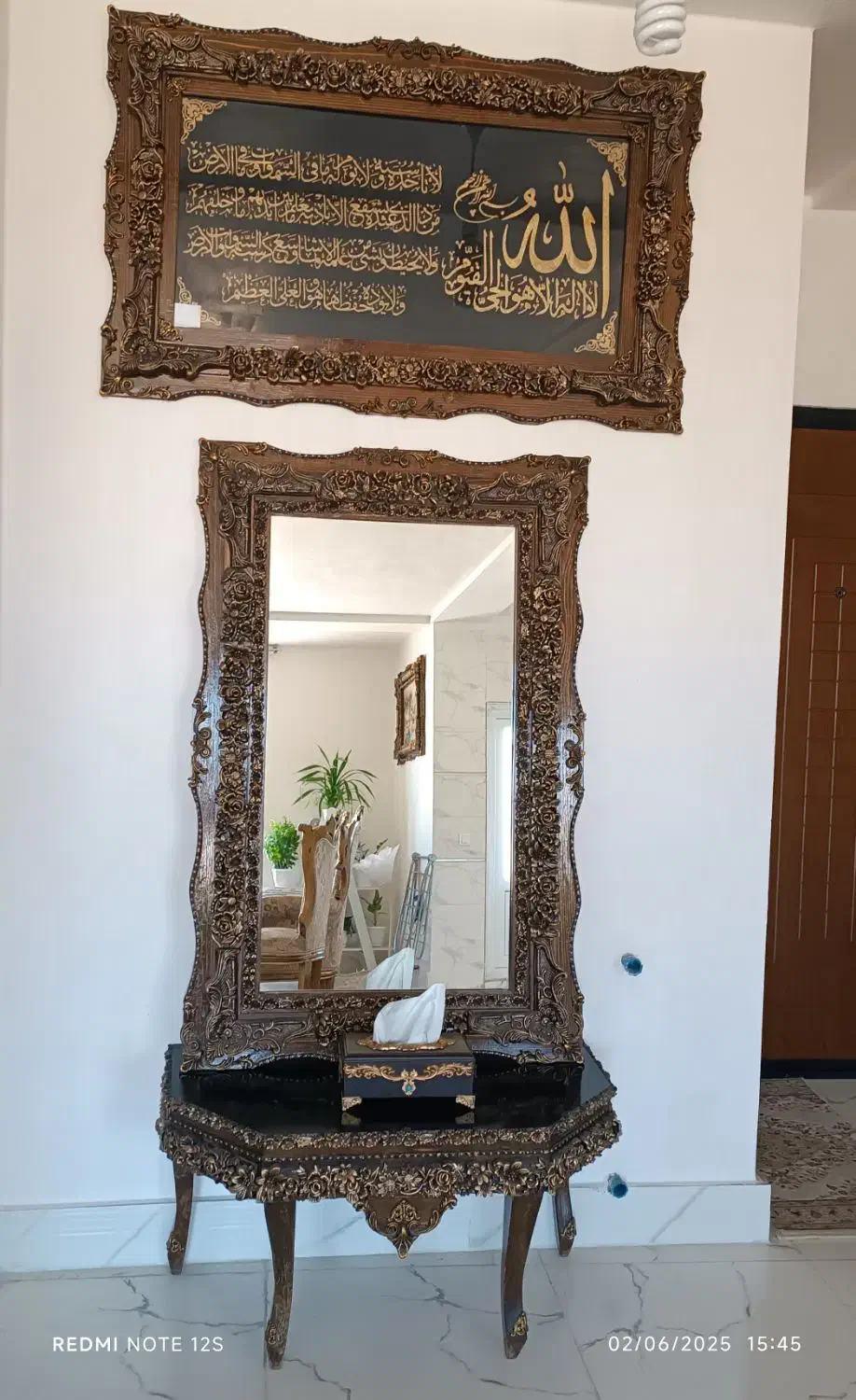 آینه کنسولی وتابلو|بوفه، ویترین، کنسول|سنندج, |دیوار