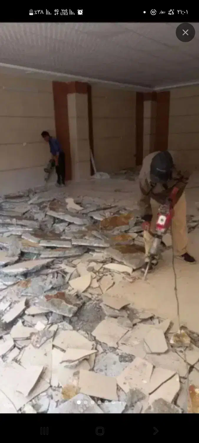 تخریب کلی وجزیی کارهای کوچک و بزرگ حتی یک متر|خدمات پیشه و مهارت|ارومیه, |دیوار