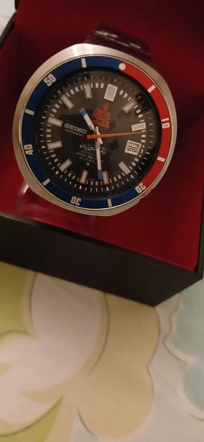 سیکواسپرت ارتشی شاهنشاهی اتوماتیک زه چرخاندار|ساعت|تهران, قاسمآباد|دیوار