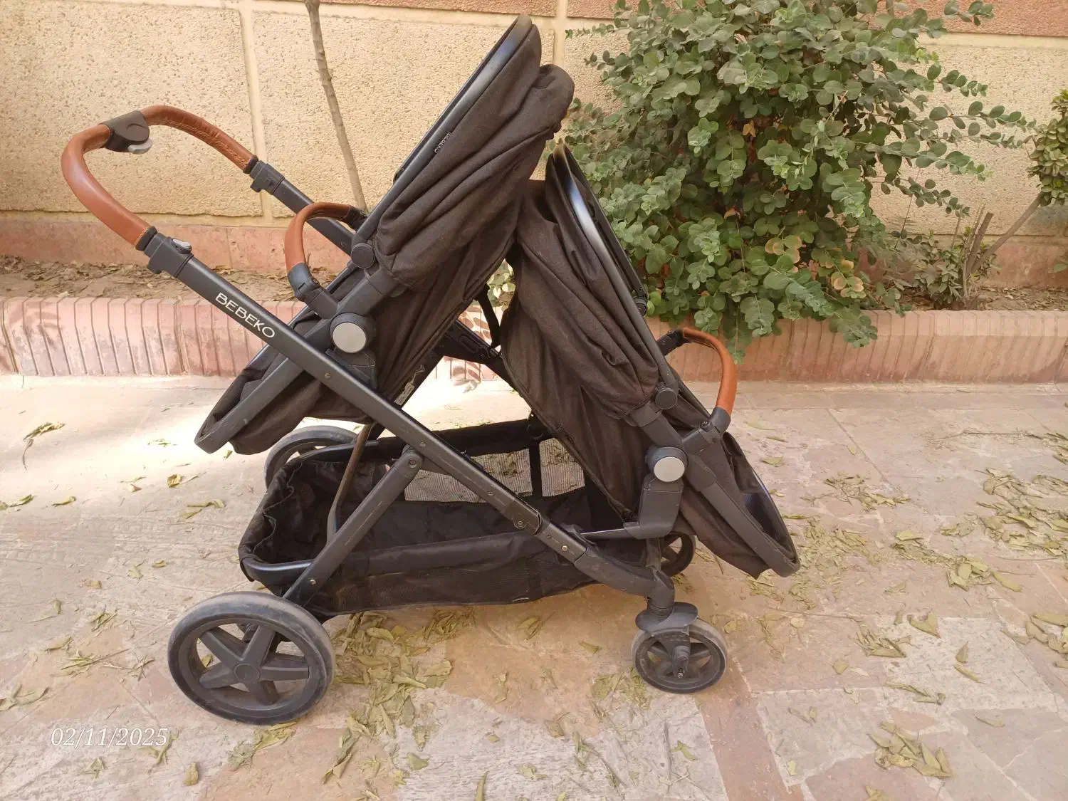 کالسکه دوقلو ببکو|کالسکه و لوازم جانبی|کرج, شهرک بنفشه|دیوار