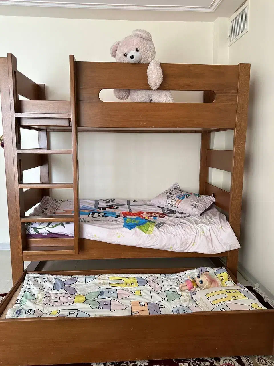 تخت دو طبقه کودک و نوجوان|تخت و سرویس خواب|کرج, عظیمیه|دیوار