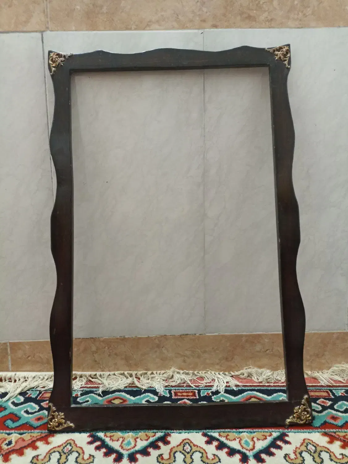 میز تلفن و قاب تمام چوب برای اینه|میز تلفن|قم, دروازه ری|دیوار