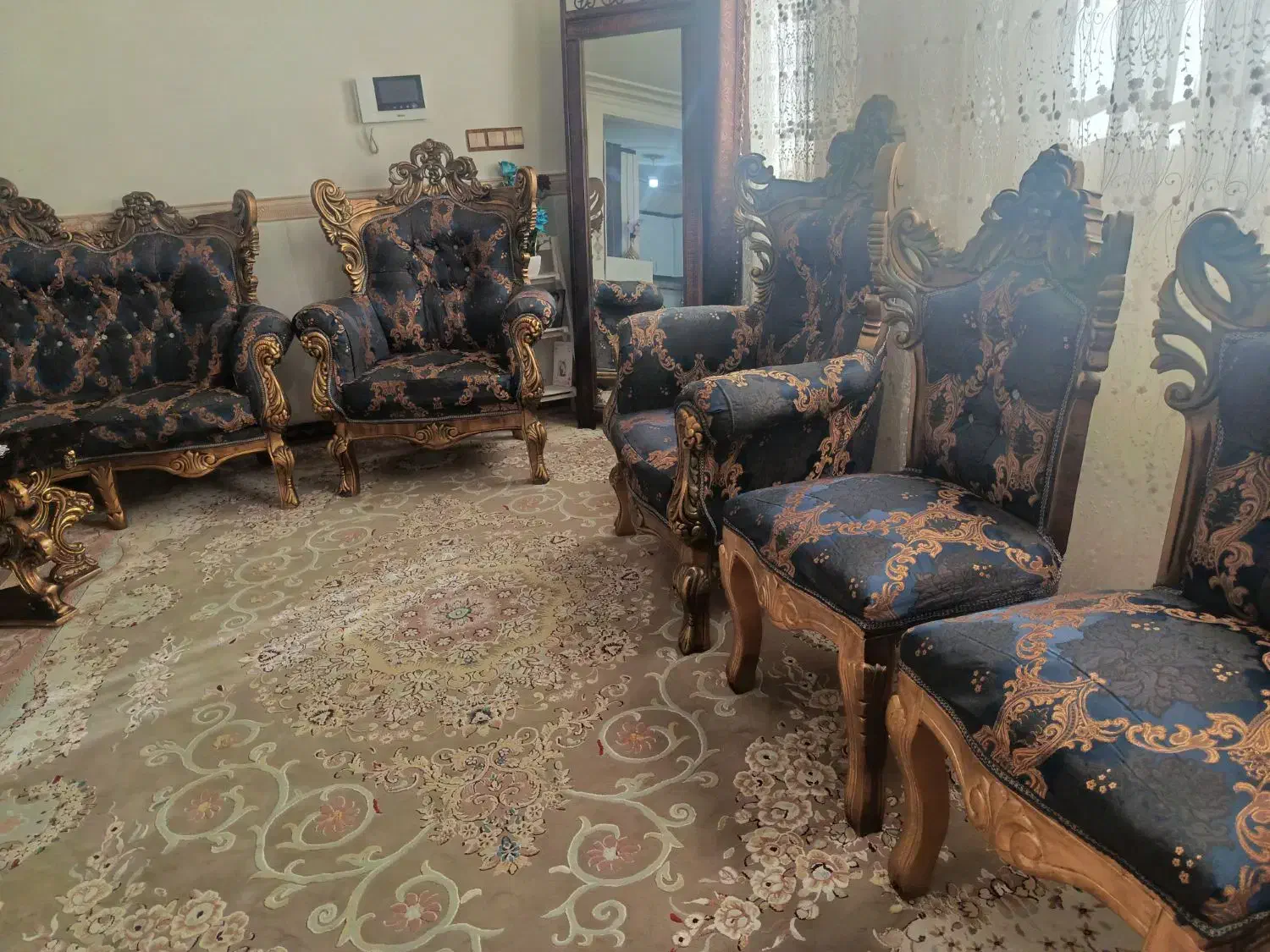 مبل9نفره|مبلمان خانگی و میز عسلی|ملایر, |دیوار