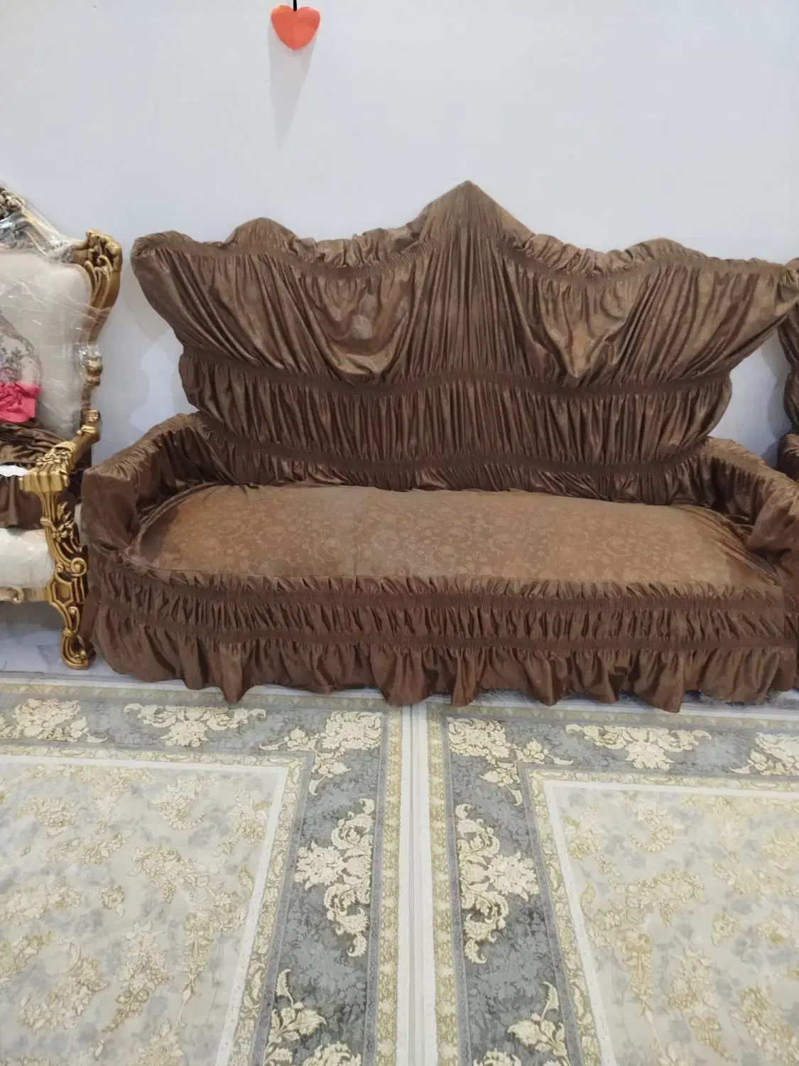 مبل سلطنتی نونو 9نفره|مبلمان خانگی و میز عسلی|خلخال, |دیوار