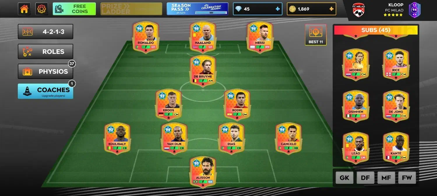 اکانت دریم لیگ level94|کنسول، بازی ویدئویی و آنلاین|جهرم, |دیوار