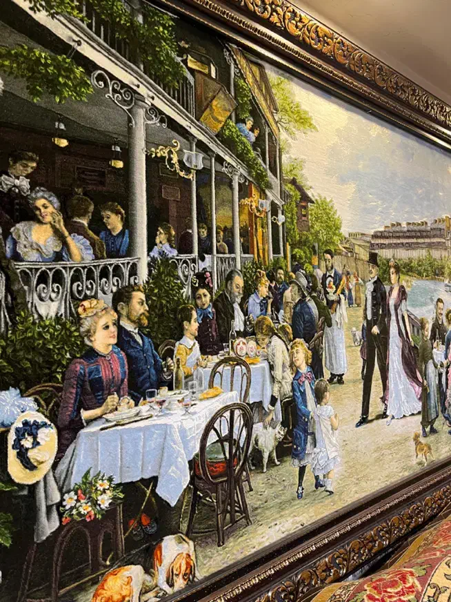 تابلو فرش مهمانی ونیز|تابلو فرش|تهران, سعادت‌آباد|دیوار