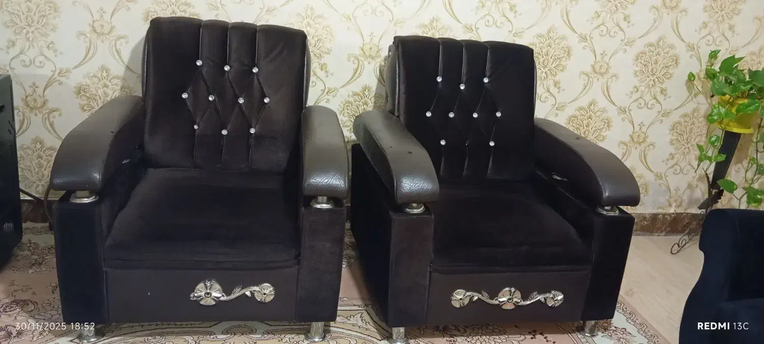 مبل هفت نفره با یک جلومبلی|مبلمان خانگی و میز عسلی|طاهرگوراب, |دیوار