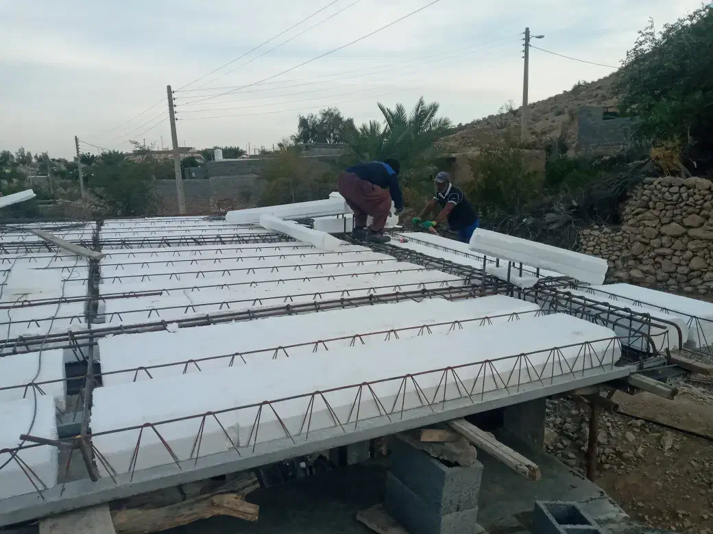 استا بنا سقف سبک اسکلت بتن دوبلوکه بامصالح چکی|خدمات پیشه و مهارت|بندرعباس, |دیوار