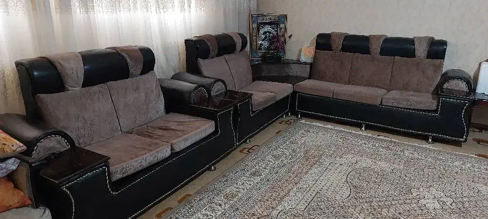مبل ال هفت نفره|مبلمان خانگی و میز عسلی|فولادشهر, B8|دیوار
