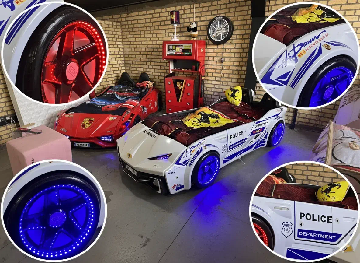 تخت خواب ماشینی آراچوب قسطی بخر بچه تو شاد کن|تخت و سرویس خواب|تهران, افسریه شمالی|دیوار