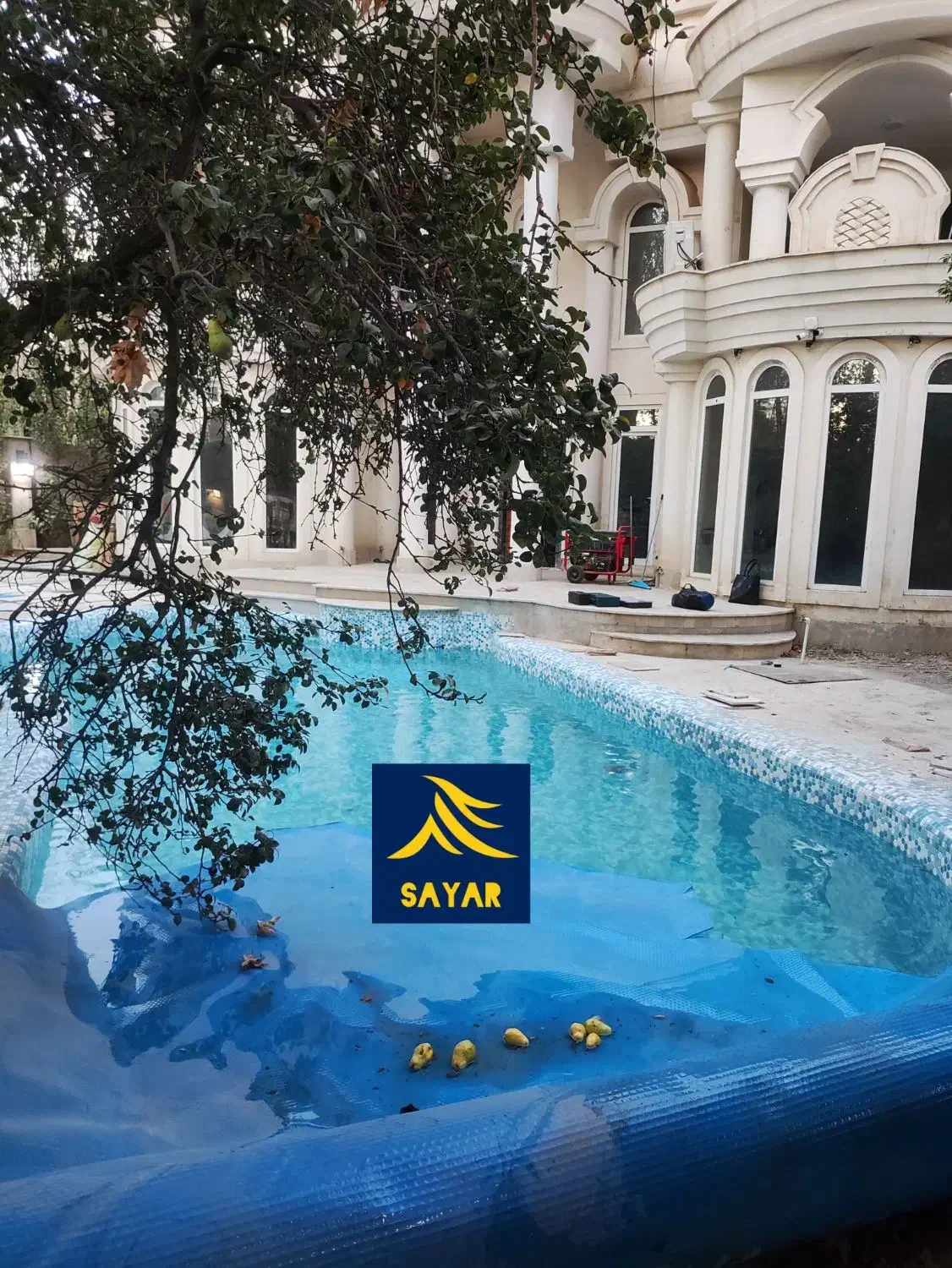 /روکش استخر ضد آب / برزنت|مصالح و تجهیزات ساختمان|هشتگرد, شهرک افشاریه|دیوار