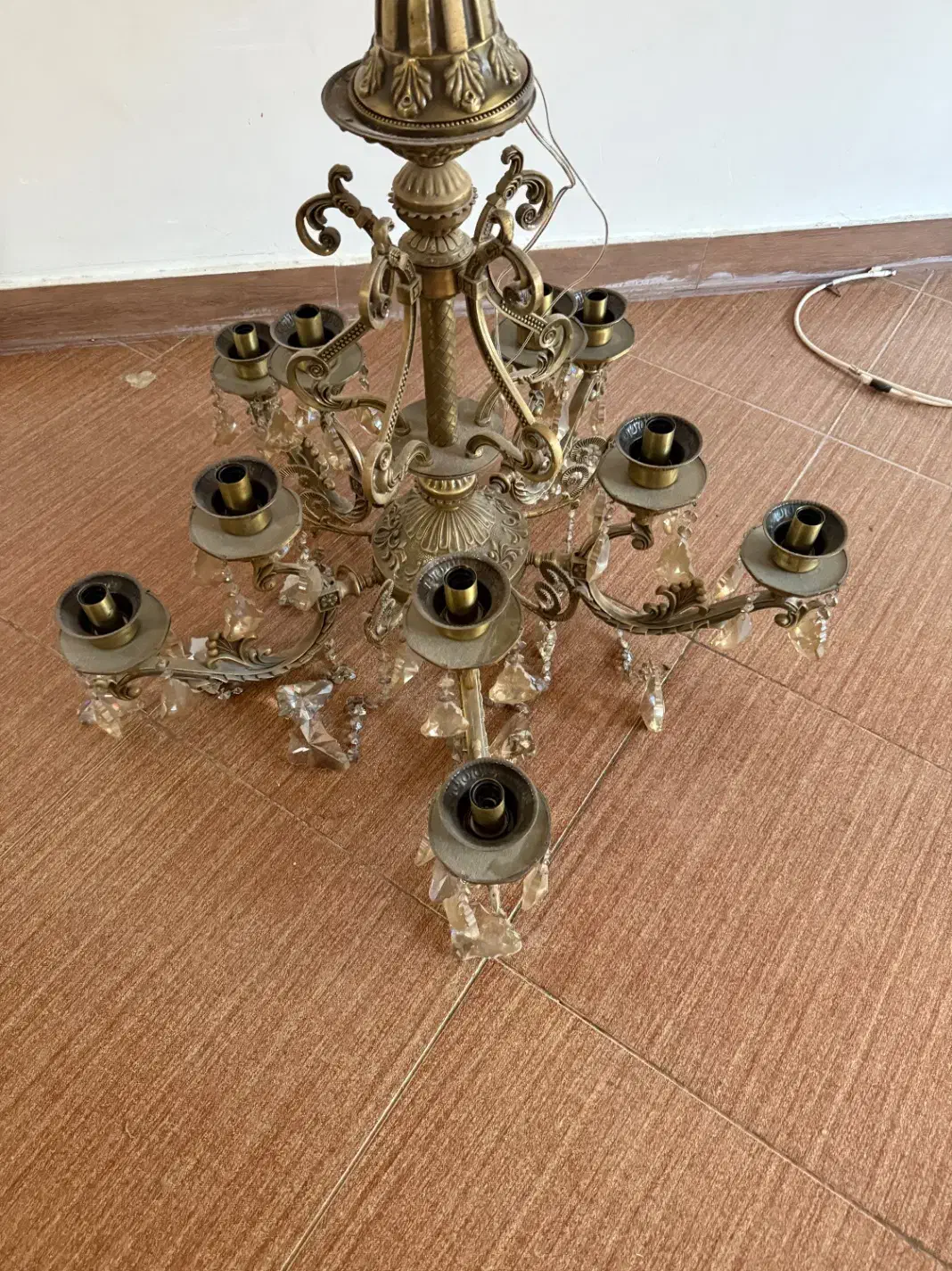 لوستر پنج شاخه|لوستر و چراغ آویز|لاهیجان, لیل|دیوار