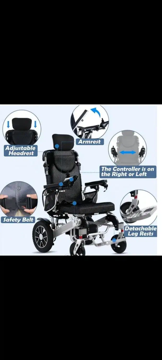 ویلچر برقی تمام آلمینیوم تختخواب شو|پزشکی|محمدشهر, شهرک پیام (مهرالبرز)|دیوار