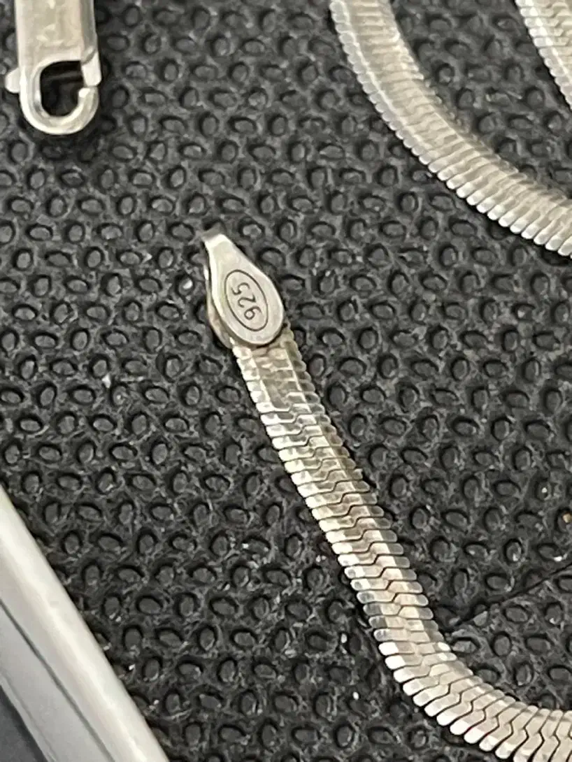 گردنبند نقره هرینگبون ایتالیا|جواهرات|رشت, معلم|دیوار