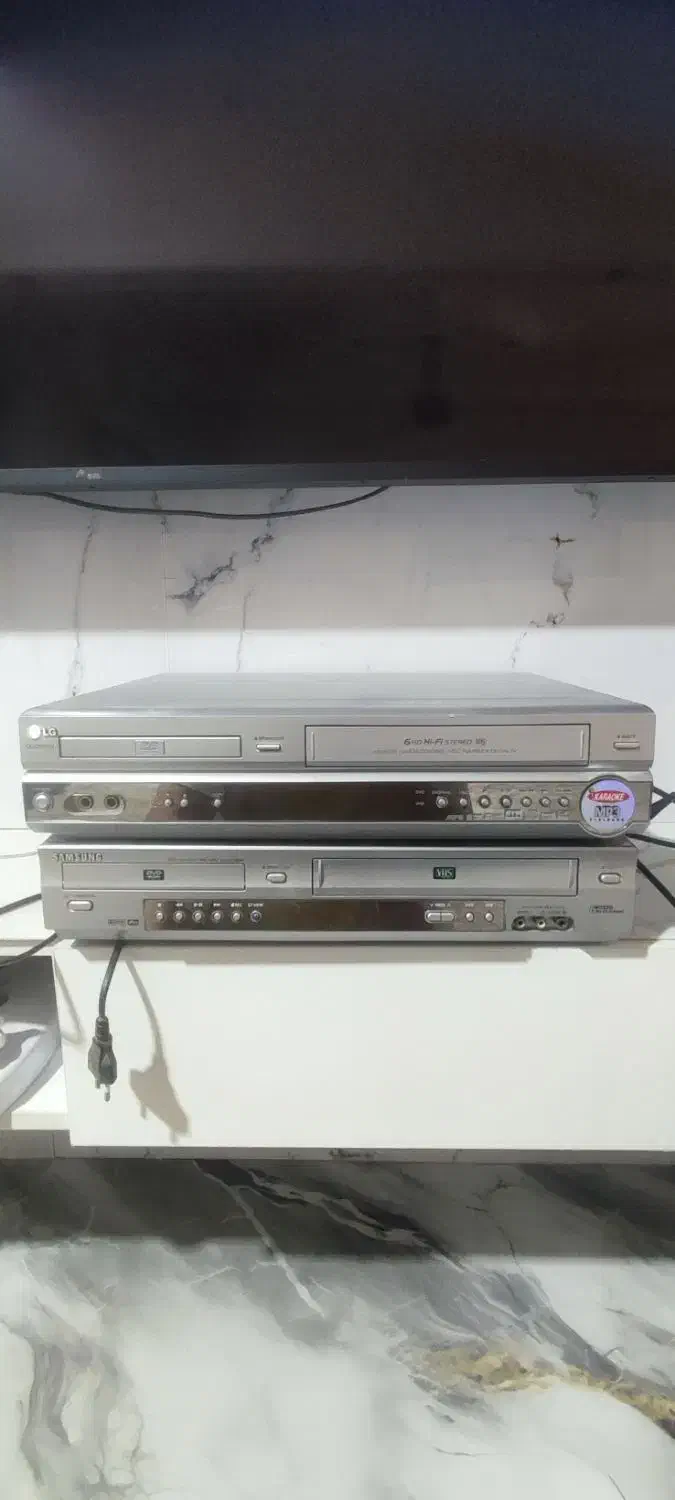 دو عدد ویدیو DVD|پخشکننده DVD و ویدیو|ایذه, |دیوار