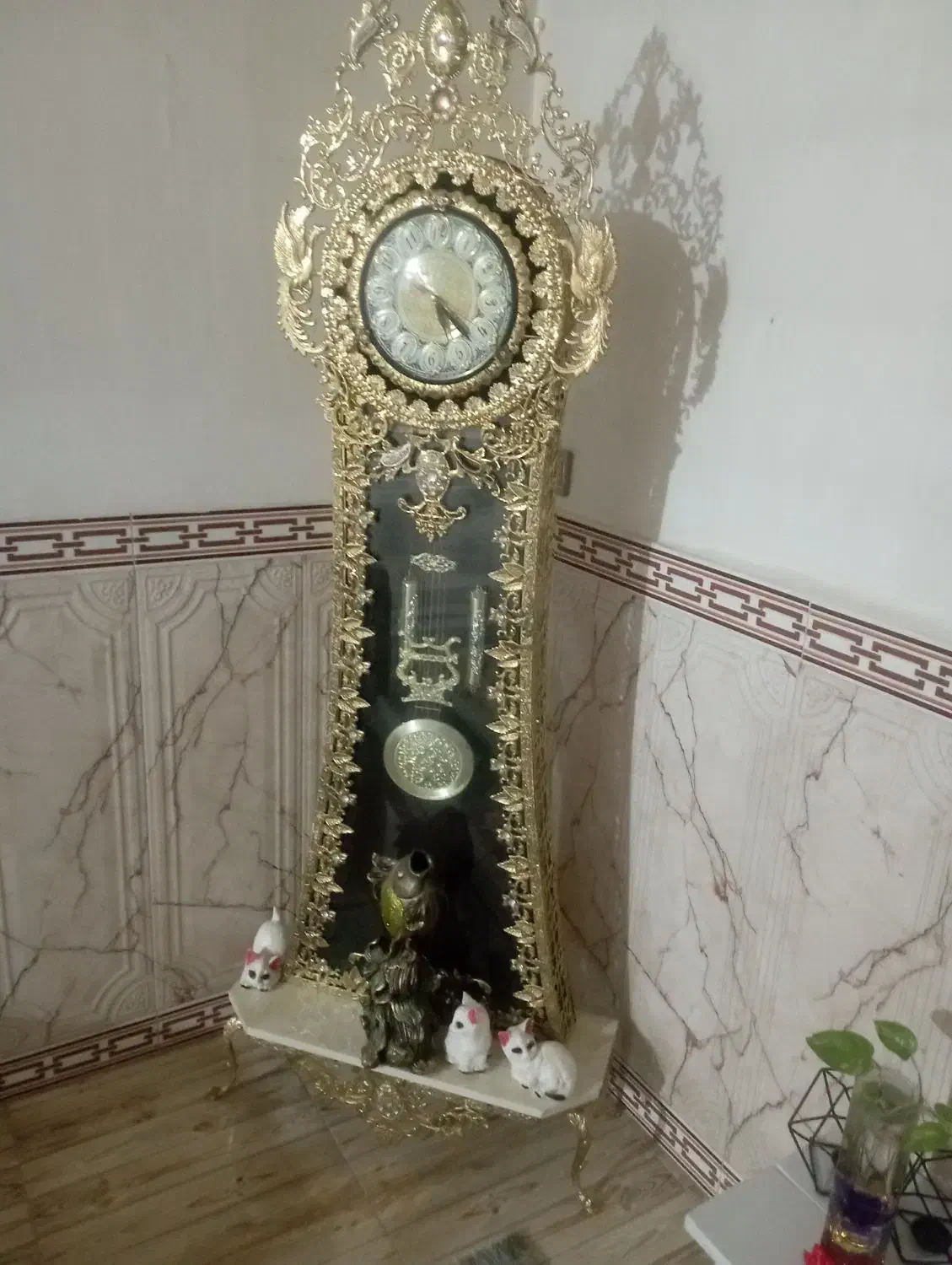 ساعت برنجی برنز|ساعت دیواری و تزئینی|پاکدشت, پاکدشت (مامازند)|دیوار