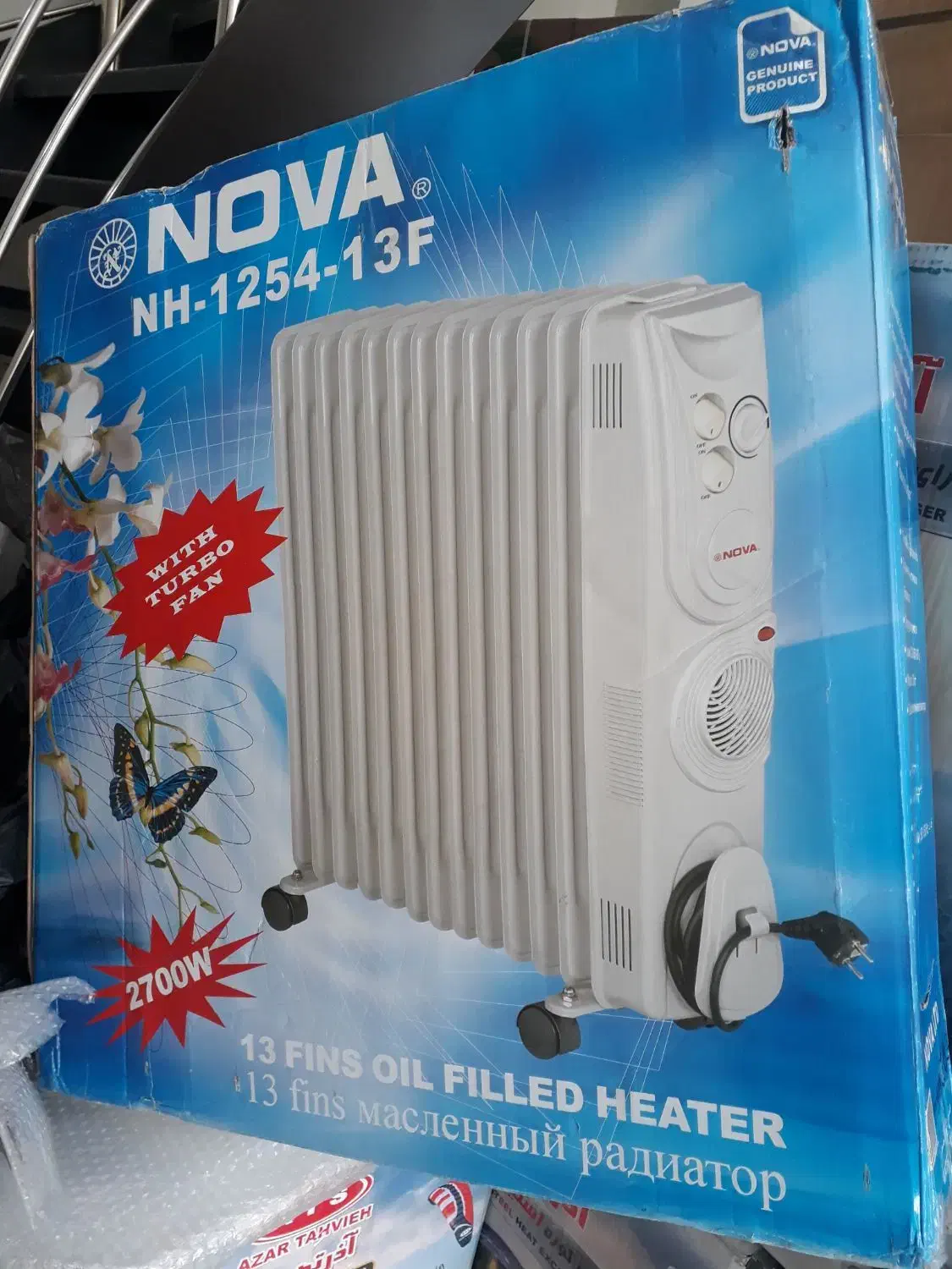 فروش ویژه رادیاتور روغنی برقی نووا|آبگرمکن، پکیج، شوفاژ|شیراز, شهرک رضوان|دیوار