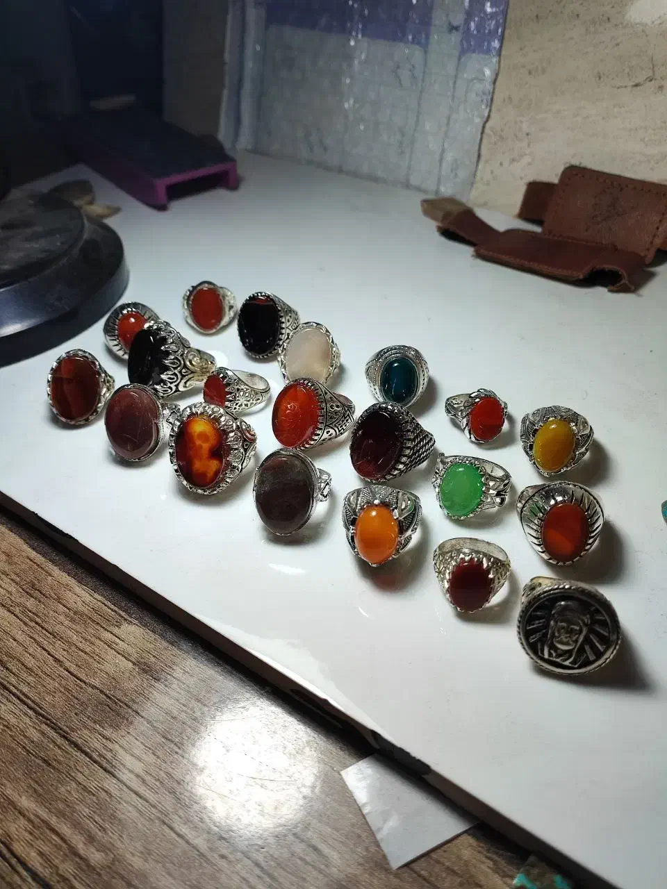 انگشتر های آبکاری نقره نگین اصلی|بدلیجات|نیشابور, شهرک ولیعصر|دیوار