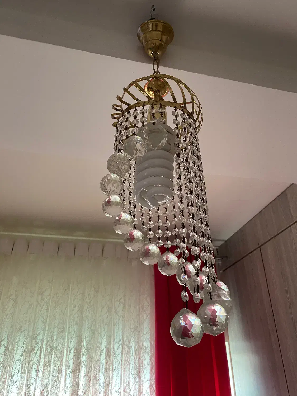 لوستر کریستالی|لوستر و چراغ آویز|علیآباد کتول, |دیوار