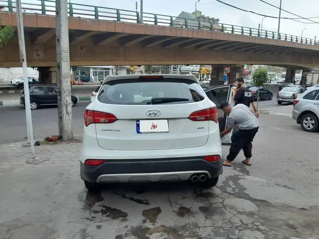 سانتافه سفید 2016منطقه|خودرو سواری و وانت|رشت, شهرک الغدیر|دیوار